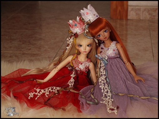 Charlene haciendo migas con Mouse